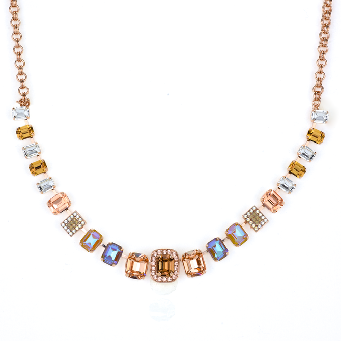 Mariana Emerald Cut Necklace in Peace