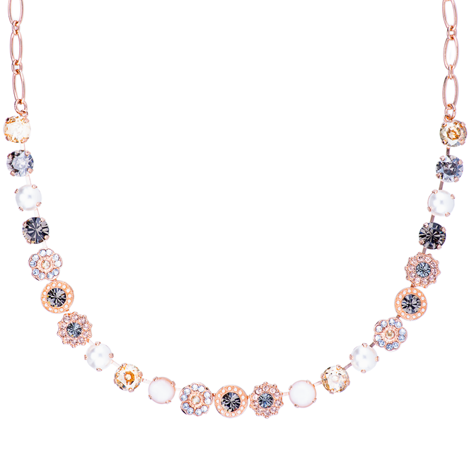 Mariana Lovable Mixed Element Necklace in Earl Grey