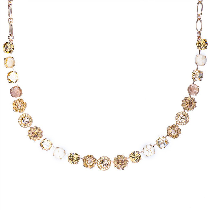 Mariana Lovable Mixed Element Necklace in Chai