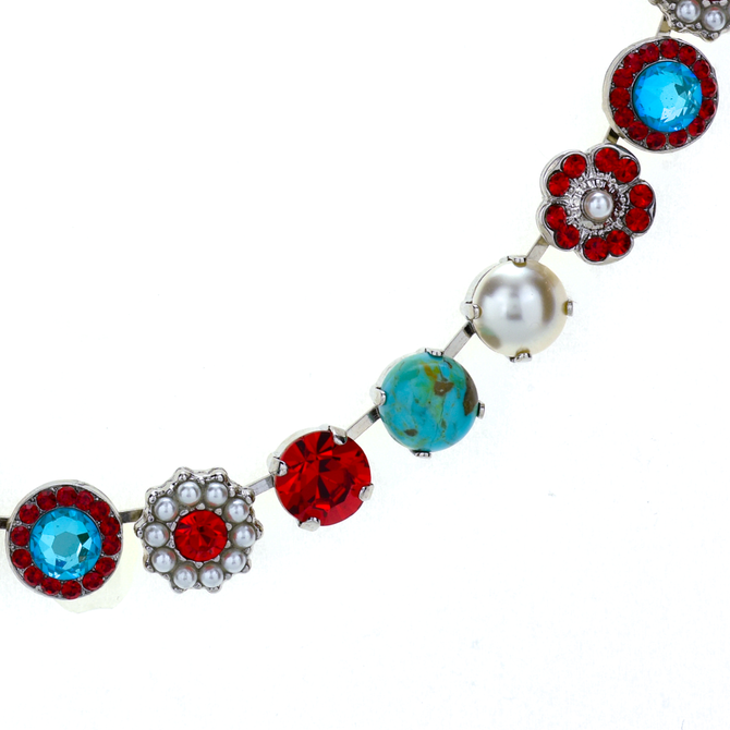 Mariana Lovable Mixed Element Necklace in Happiness Turquoise