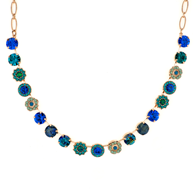 Mariana Lovable Flower Necklace in Serenity