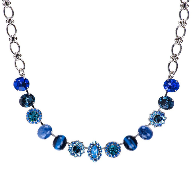 Mariana Oval Cluster Necklace in Sleepytime