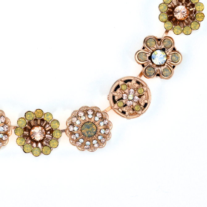Mariana Extra Luxurious Rosette Necklace in Peace