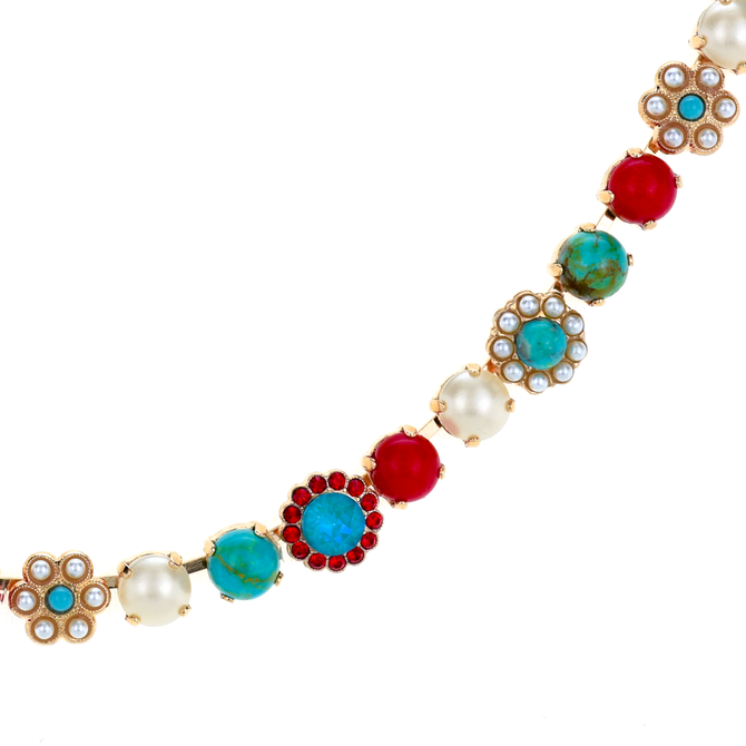 Mariana Must Have Flower Necklace in Happiness Turquoise