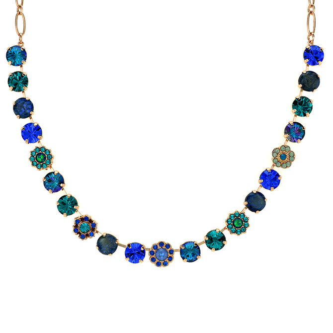 Mariana Lovable Rosette Necklace in Serenity