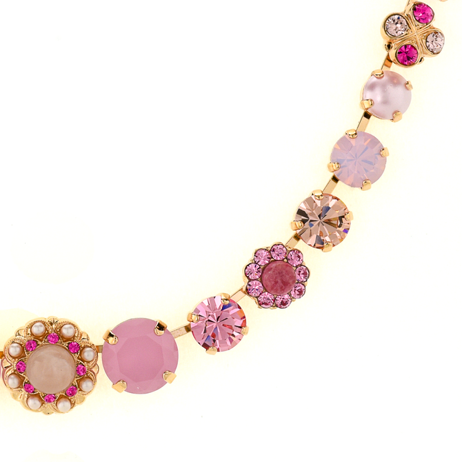 Mariana Petite Flower Necklace in Love