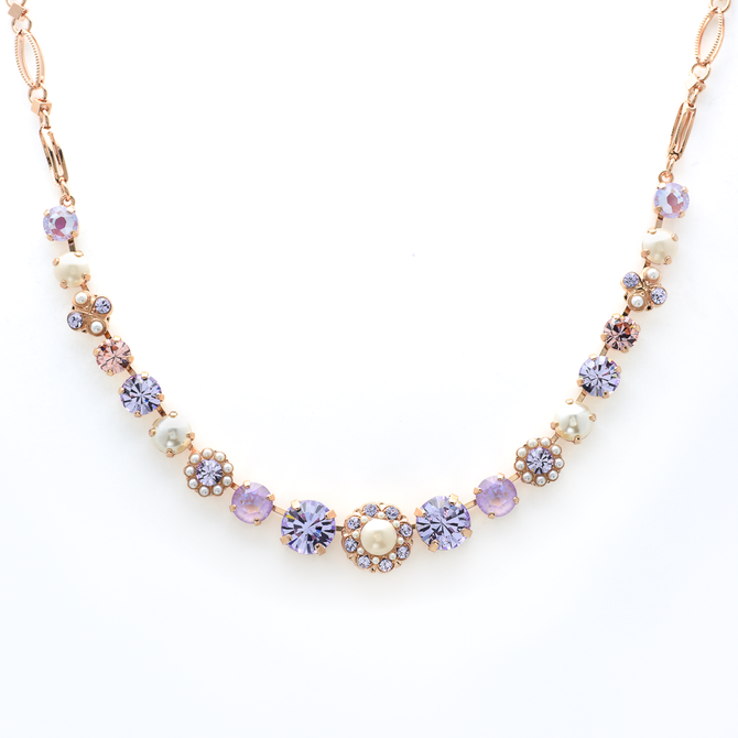 Mariana Petite Flower Necklace in Romance