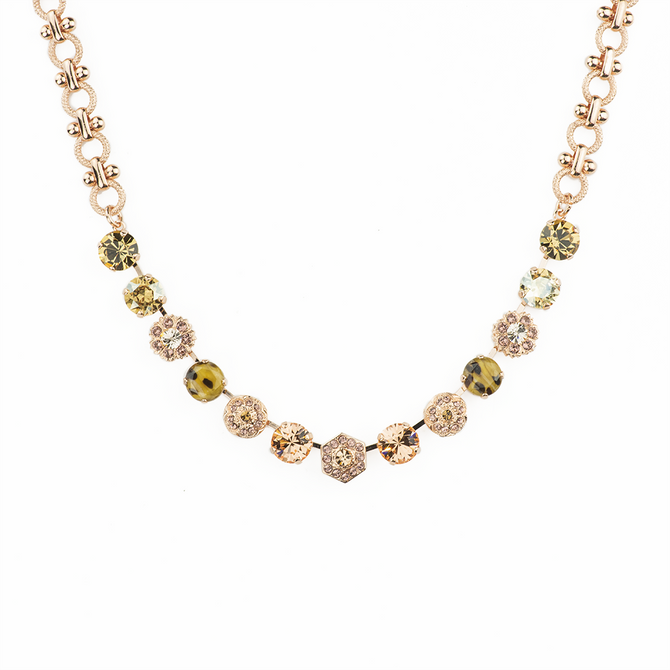 Mariana Lovable Cluster Necklace in Meadow Brown