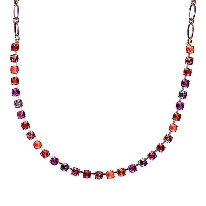 Mariana Petite Everyday Necklace in Hibiscus