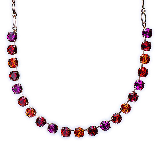 Mariana Lovable Round Necklace in Hibiscus