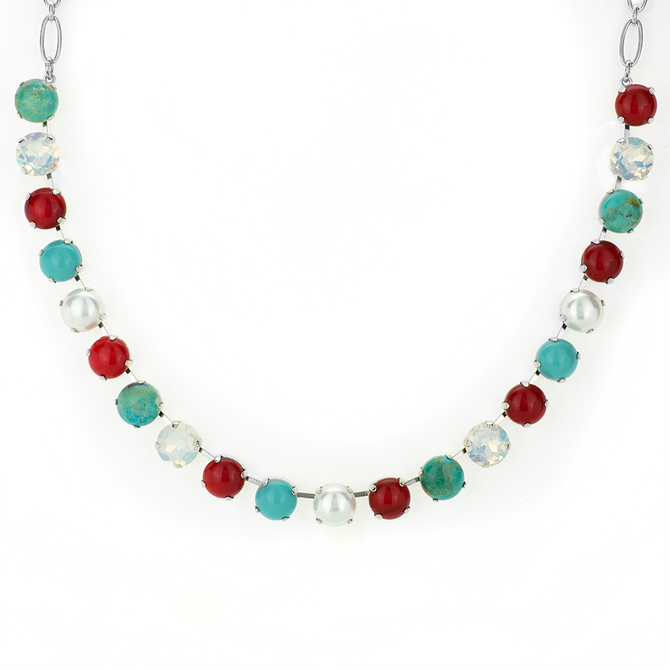 Mariana Lovable Round Necklace in Happiness Turquoise