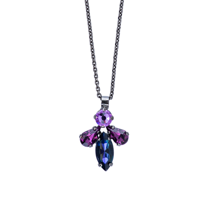 Mariana Pear Marquise Pendant In Wildberry
