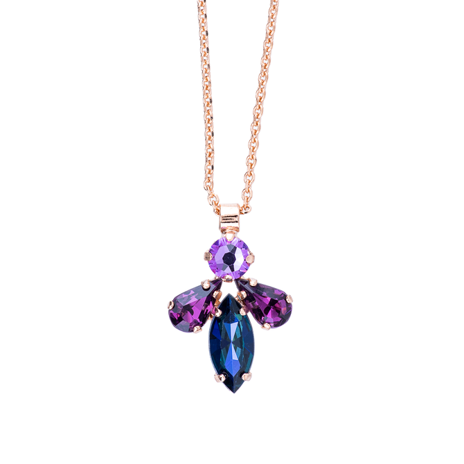 Mariana Pear Marquise Pendant In Wildberry