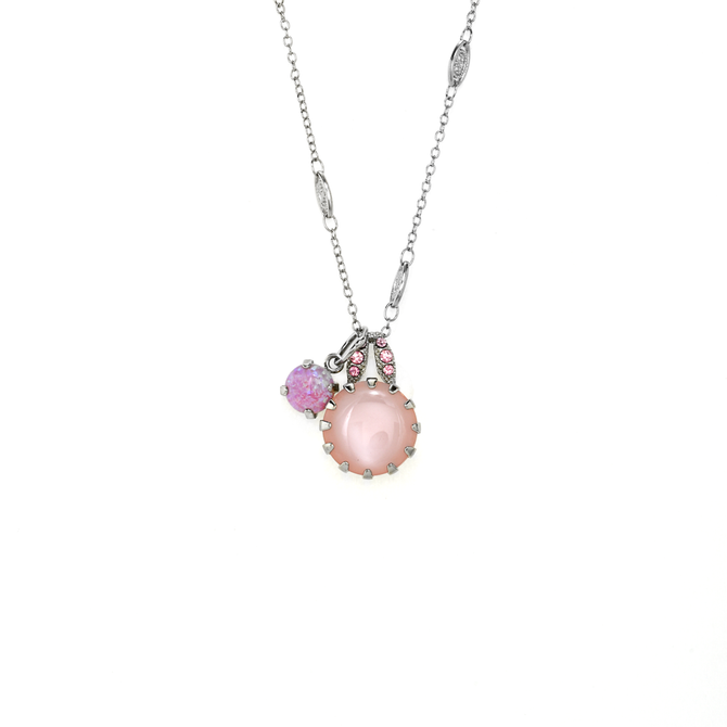 Mariana Double Stone Lovable Pendant in Love