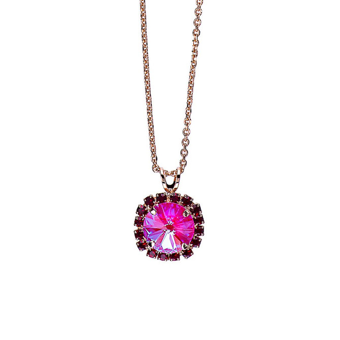 Mariana Halo Pendant in Hibiscus