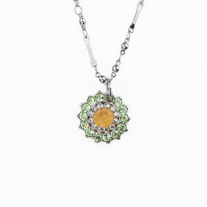 Mariana Must Have Rosette Flower Pendant in Monarch