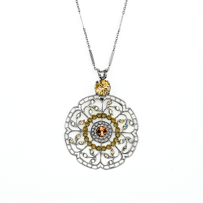 Mariana Filigree Pendant in Peace