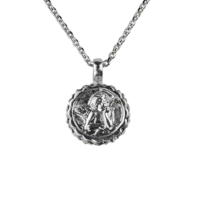 Mariana Guardian Angel Pendant Forever Young Rhodium