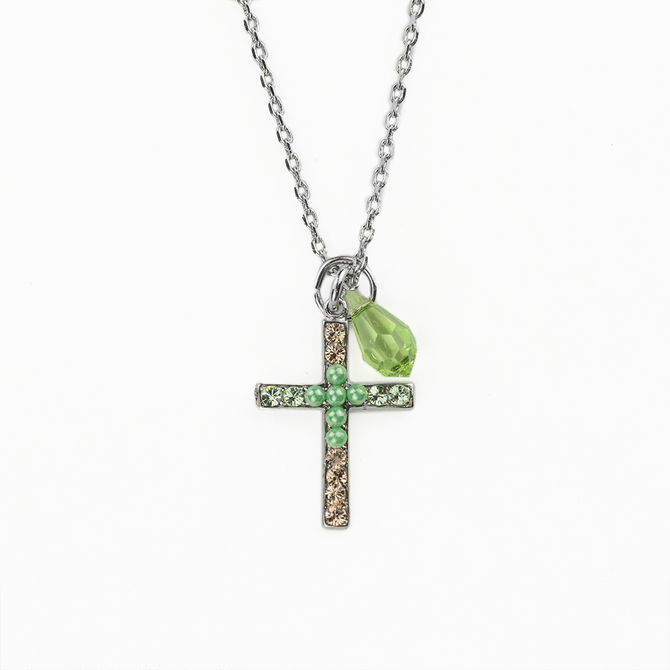 Mariana Petite Cross Pendant in Monarch