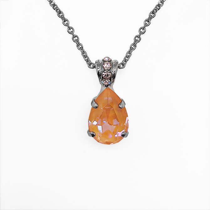 Mariana Pear Pendant in Sun Kissed Peach