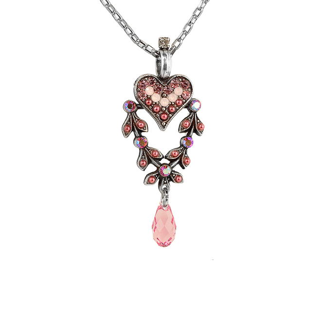 Mariana Filigree Heart Pendant in Antigua