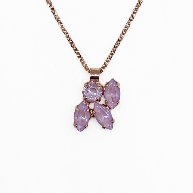 Mariana Marquise and Round Pendant in Sun Kissed Lavender