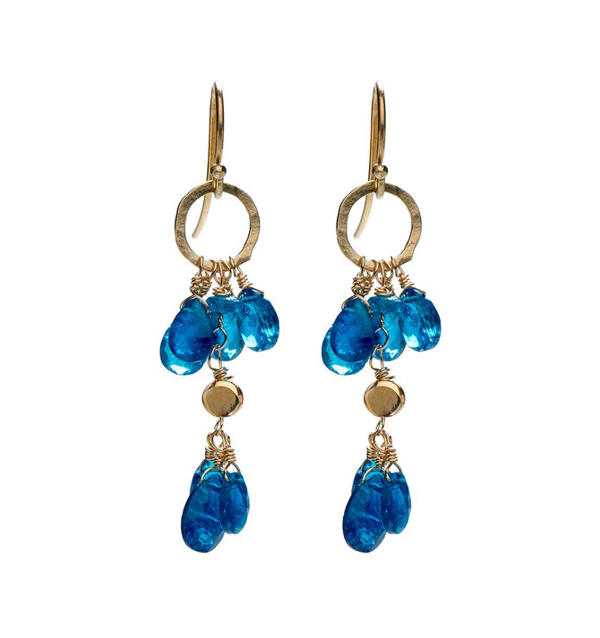 Nava Zahavi Blue Tears Earrings