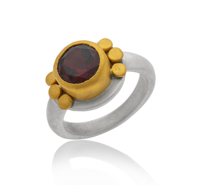 Nava Zahavi Garnet Tie Ring