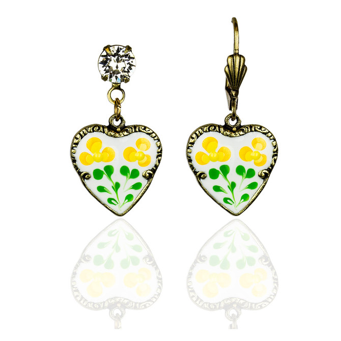 Anne Koplik You are Trouble Jill Garden Earrings