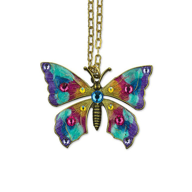 Anne Koplik Shine Brighter Butterflies Necklace