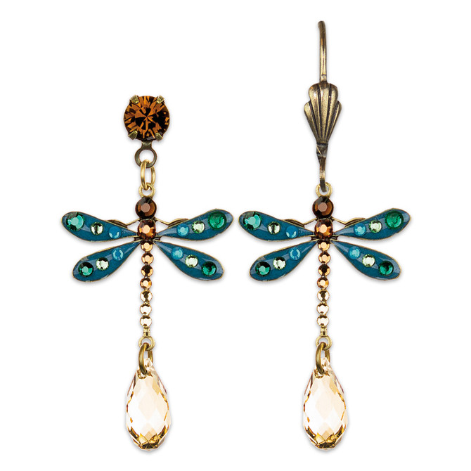 Anne Koplik Elsie Dragonfly Earrings