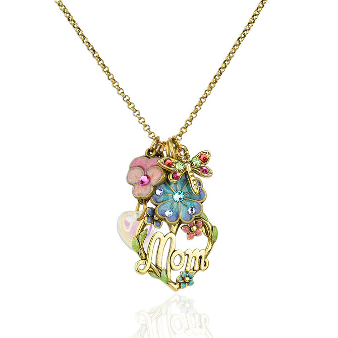 Anne Koplik A Bouquet for Mom Crystal Jumble Necklace