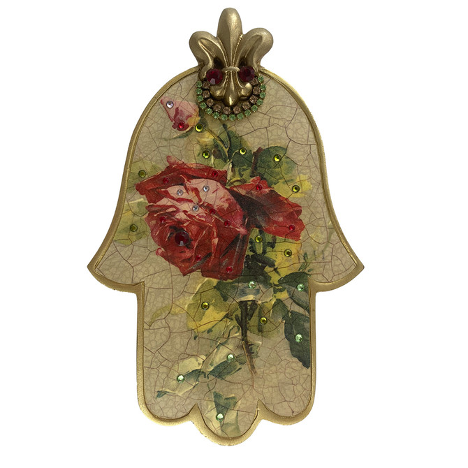 Michal Negrin Medium Rose Hamsa