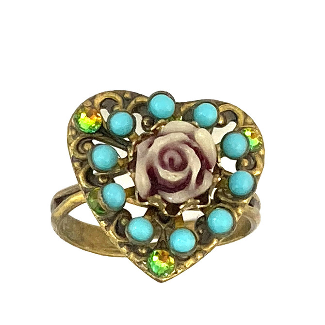 Michal Negrin Heart Beat Adjustable Ring
