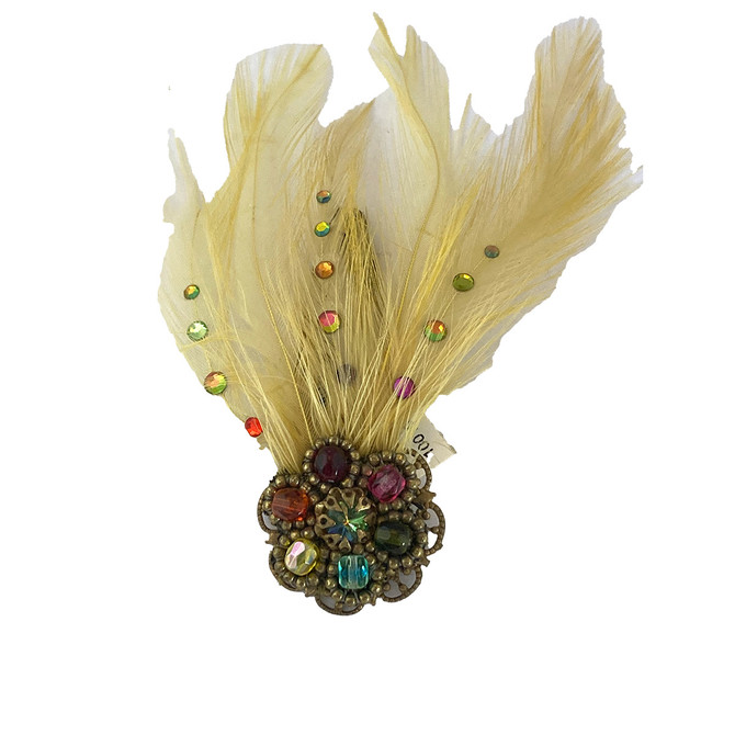 Michal Negrin Artistic Flower Handcrafted Hair Brooches