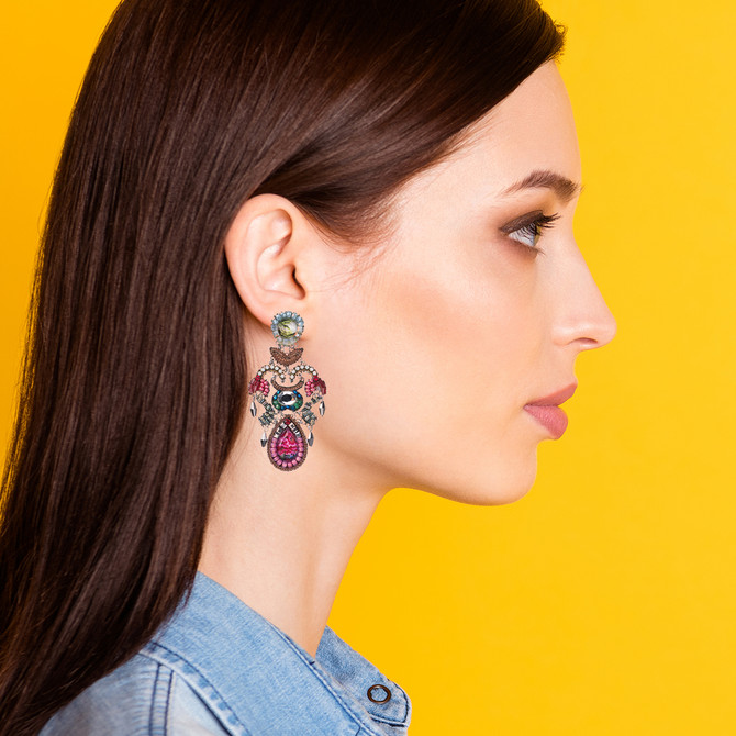 Ayala Bar Tadpole Berry Hibiscus Earrings
