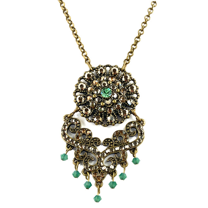 Michal Negrin Lily Swarovski Crystal Necklace