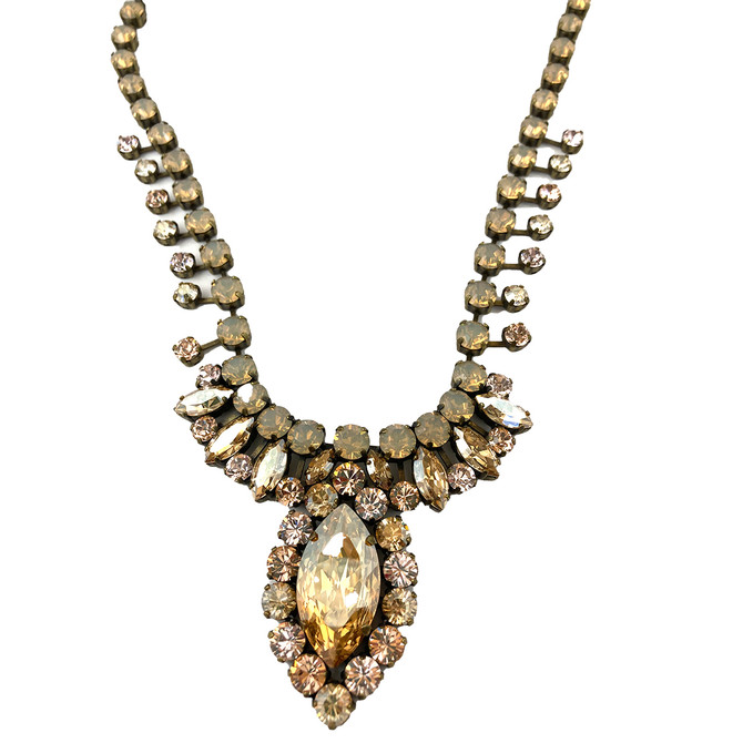 Michal Negrin Cinnamon Creek Swarovski Crystals Necklace