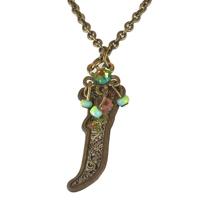 Michal Negrin Victorian Initial J Necklace