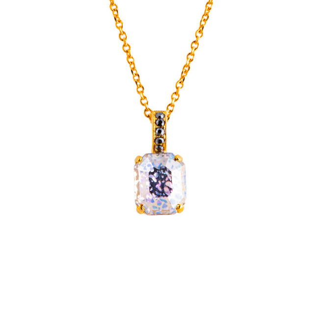 Mariana Emerald Cut Pendant in Rocky Road - Preorder