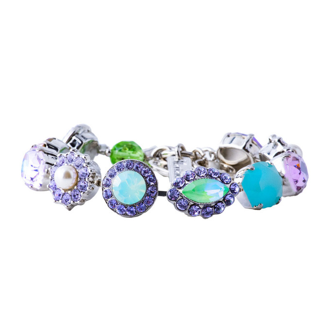 Mariana Lovable Oval and Cluster Bracelet in Mint Chip - Preorder
