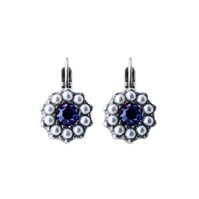 Mariana Lovable Rosette French Wire Earrings in Blue Moon - Preorder