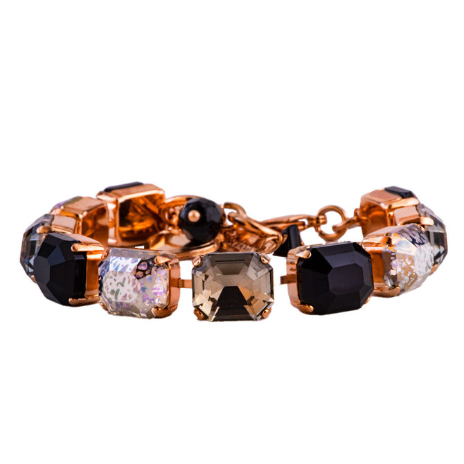 Mariana Emerald Cut Bracelet in Rocky Road - Preorder