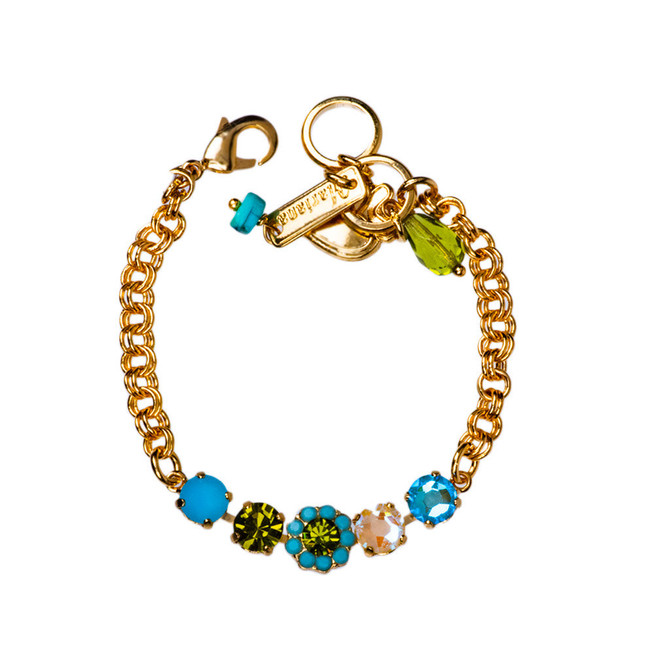 Mariana Petite Chain Bracelet in Pistachio - Preorder