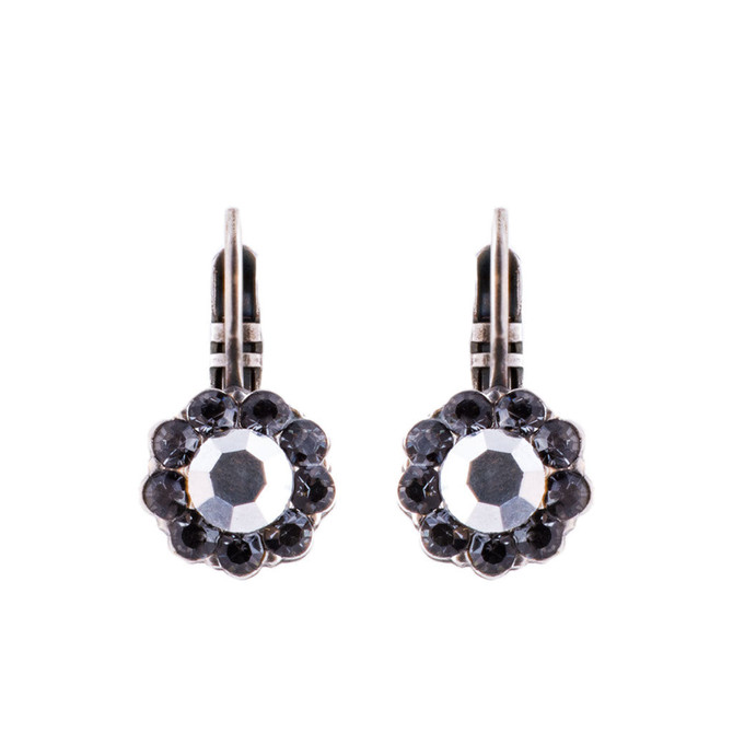 Mariana Must-Have Flower French Wire Earrings in Rocky Road - Preorder