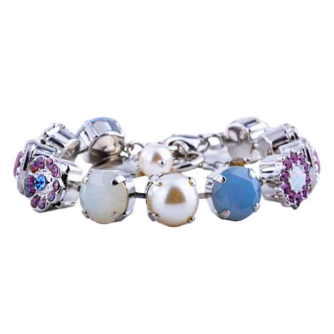 Mariana Lovable Rosette Bracelet in Cake Batter - Preorder
