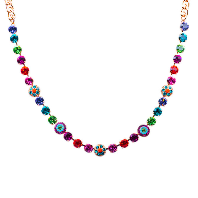 Mariana Must-Have Pave Necklace in Rainbow Sherbet - Preorder