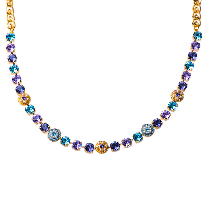 Mariana Must-Have Pave Necklace in Blue Moon - Preorder
