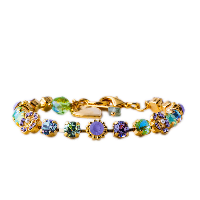 Mariana Petite Flower and Cluster Bracelet in Mint Chip - Preorder