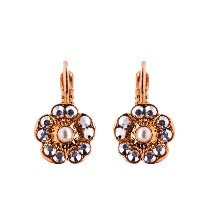 Mariana Lovable Cosmos French Wire Earrings in Rocky Road - Preorder